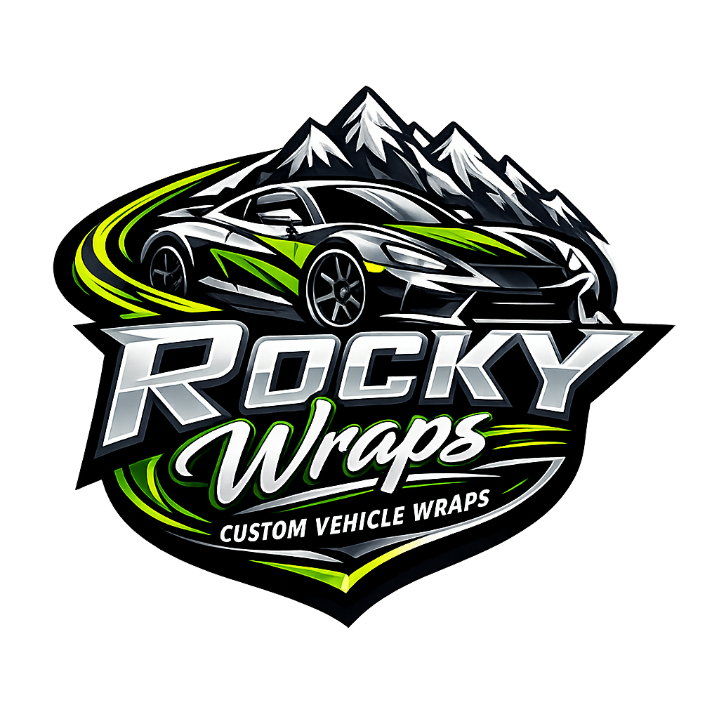 Rocky Wraps custom vehicle wraps logo